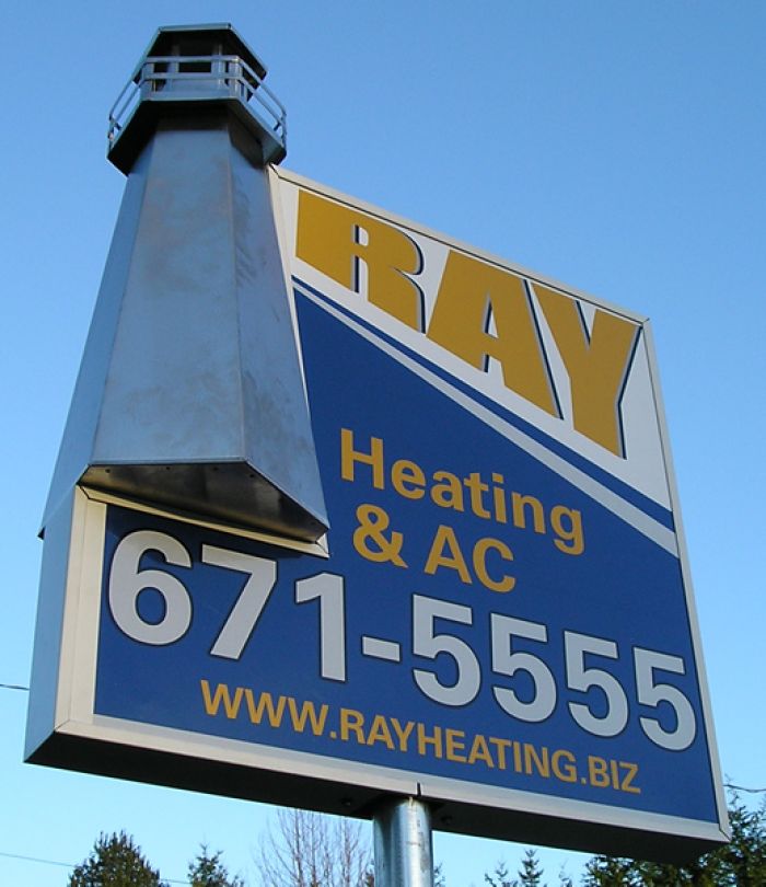 Ray Heating sign