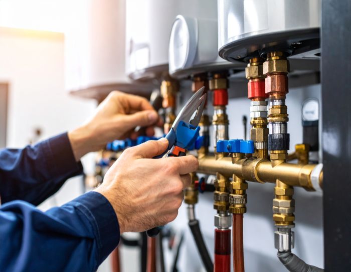 Water heater installation